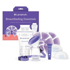 LANSINOH BREASTFEEDING ESSENTIALS KIT BRAND NEW